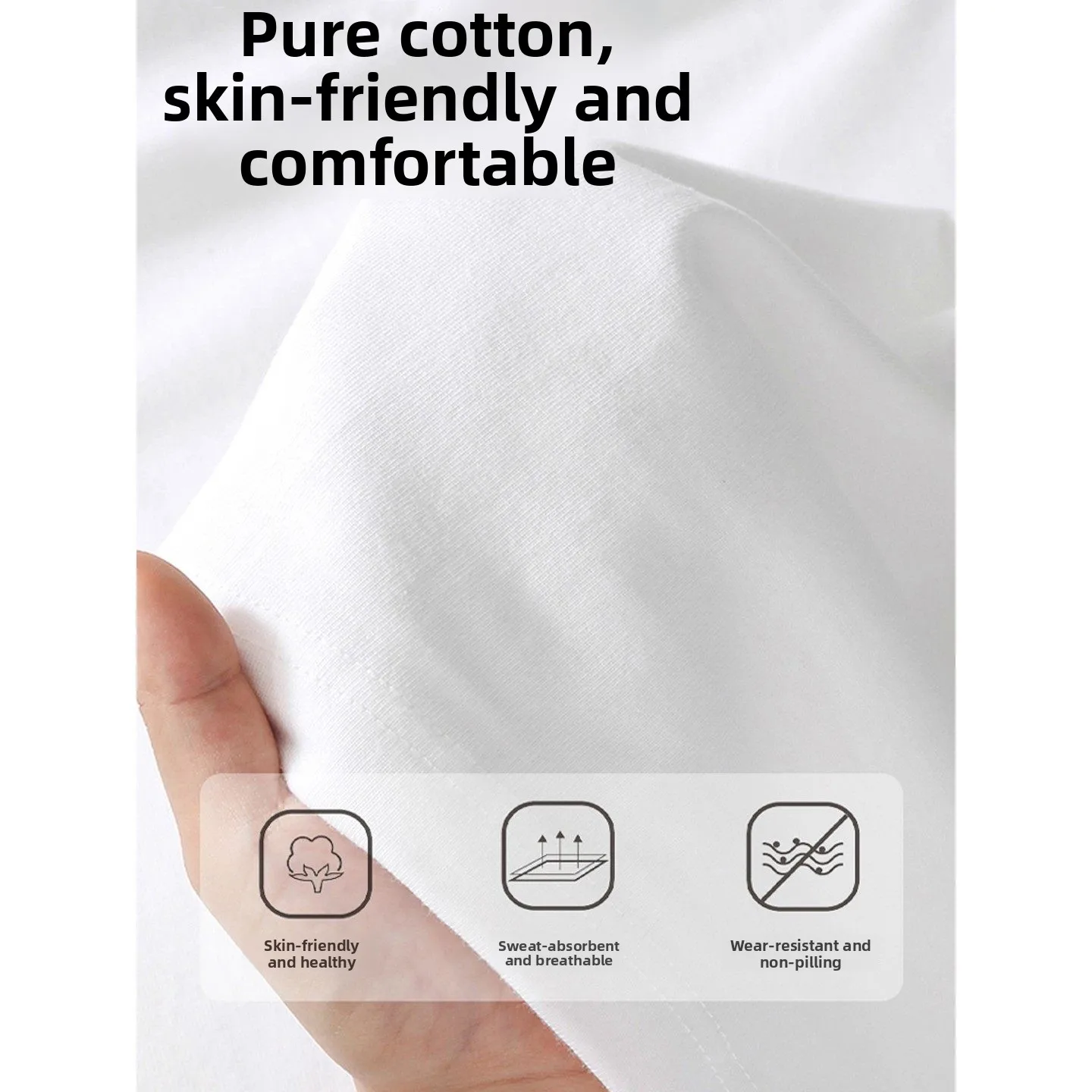 เสื้อกล้ามผ้าฝ้ายแท้ 230 กรัม รุ่น ex Fitn Sportswear ไซส์เล็ก คอตั้ง ใส่ซ้อนชั้นได้ สีขาว เสื้อซับใน แบรนด์ Naxizi