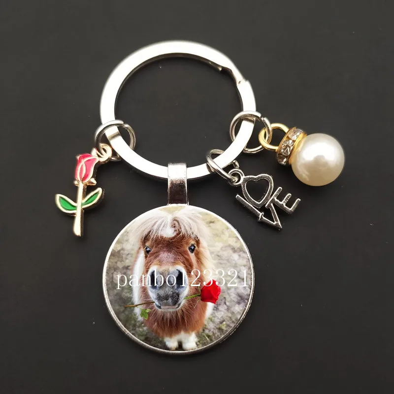 شخصية عصرية أصبع المفاتيح لطيف خنزير القط النمر البقرة الحيوان عاشق المفاتيح قلادة الرجال والنساء مجوهرات مجوهرات #5