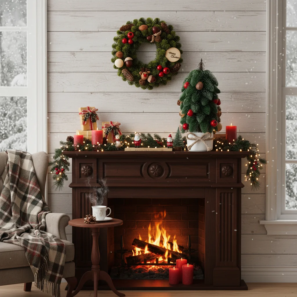 

Artificial Desktop Christmas Tree Decorative Simulation Christmas Tree Ornament with Berries Mini Christmas Tree Potted Plants