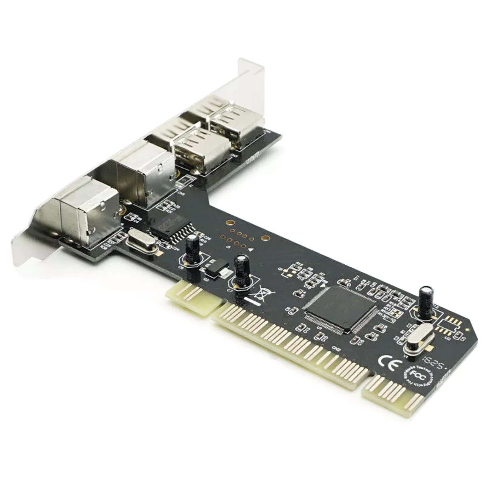 PCI to 4 Ports (2*PS/2 & Dual USB 2.0 Ports)For PC Keyboard Mouse Adapter Card Expansion Converter