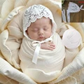WHITE bonnet wrap