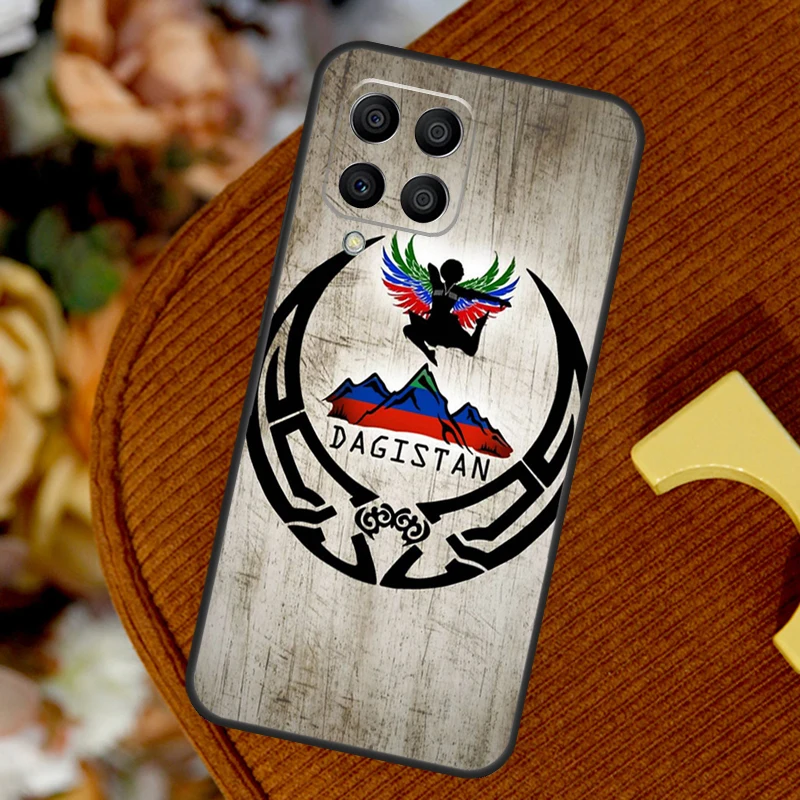 Dagestan Flag Coat Of Arms For Samsung Galaxy M33 M53 M13 M20 M11 M31 M51 M15 M55 M12 M32 M52 M14 M34 M54 M30s Case