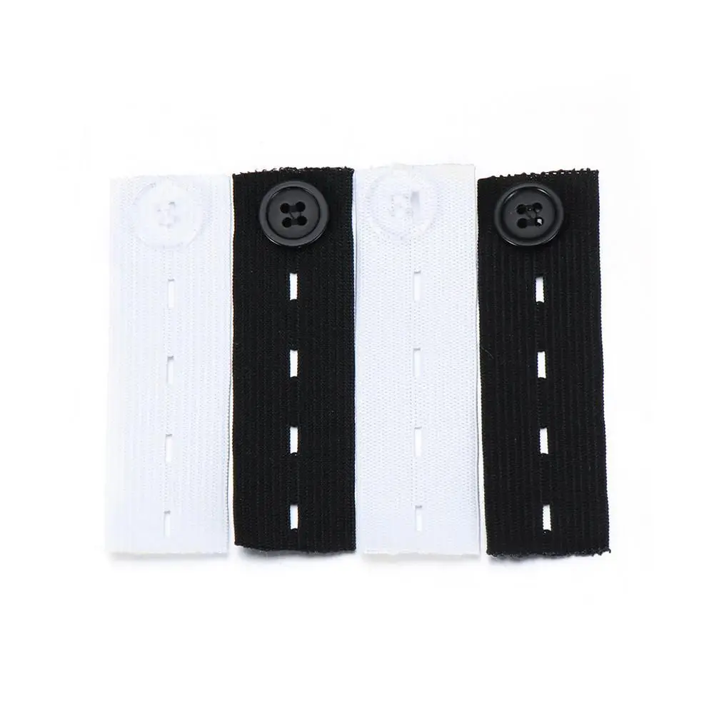 2/4/6PCS Unisex Trousers Maternity Garment Accessories Waist Band Hooks Pant Extender Belt Button