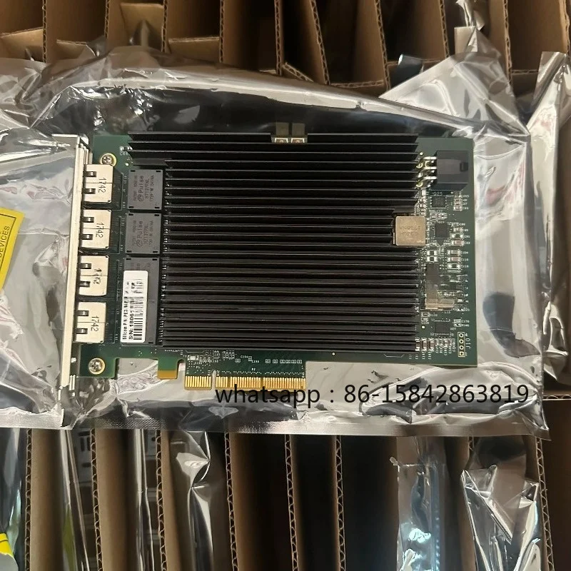 SiIicom PE310G4I40EU-T Four Port 10 Gigabit Ethernet Server Network Card Supports PCIe Diskless