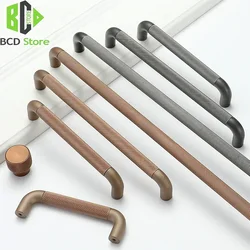 American Industrial Style Kitchen Drawer Cabinet Knurled Knobs Handles for Furniture European Wardrobe Shoe Cabinet Door Handle