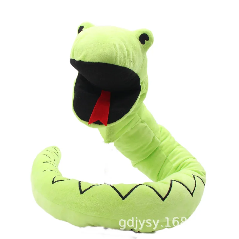 Serpent Soft Stuffed Plush Doll Toys Kawaii Delicate Home Parents Accompany Puppet Decoration Birthday Gifts for Kids or Friends