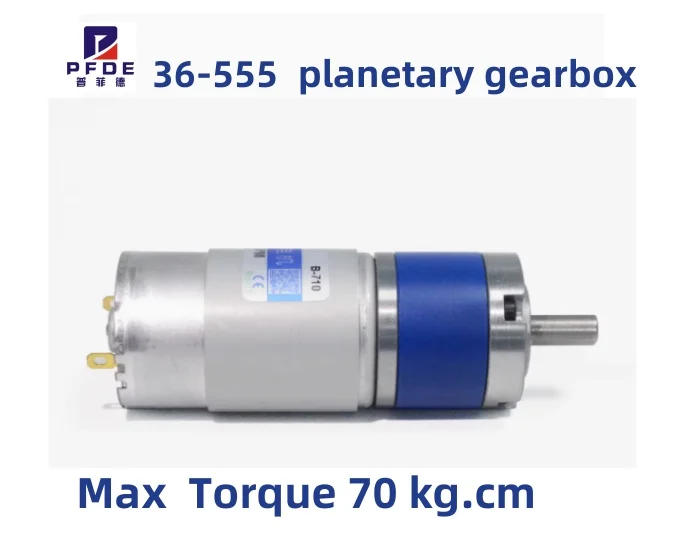 12V 24V DC Planetary Reductiemotor CM36-555 for Robot Smart Home Auto-Industry Control Applications - Image 2