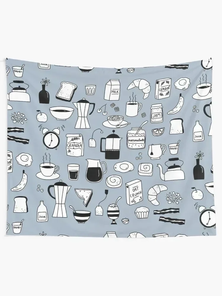 

Breakfast Things Tapestry Aesthetic Room Decorations Home Supplies Tapestry