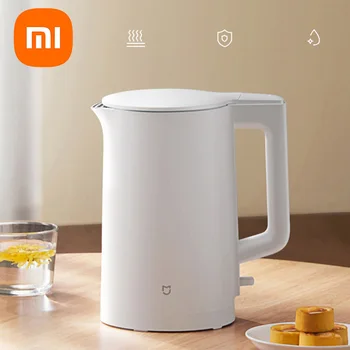 Xiaomi ไฟฟ้ากาต้มน้ํา N1 1500W 1.5L Double Layer Integrat Fast Boil Anti-แห้งป้องกันอุณหภูมิควบคุมชากาแฟหม้อ