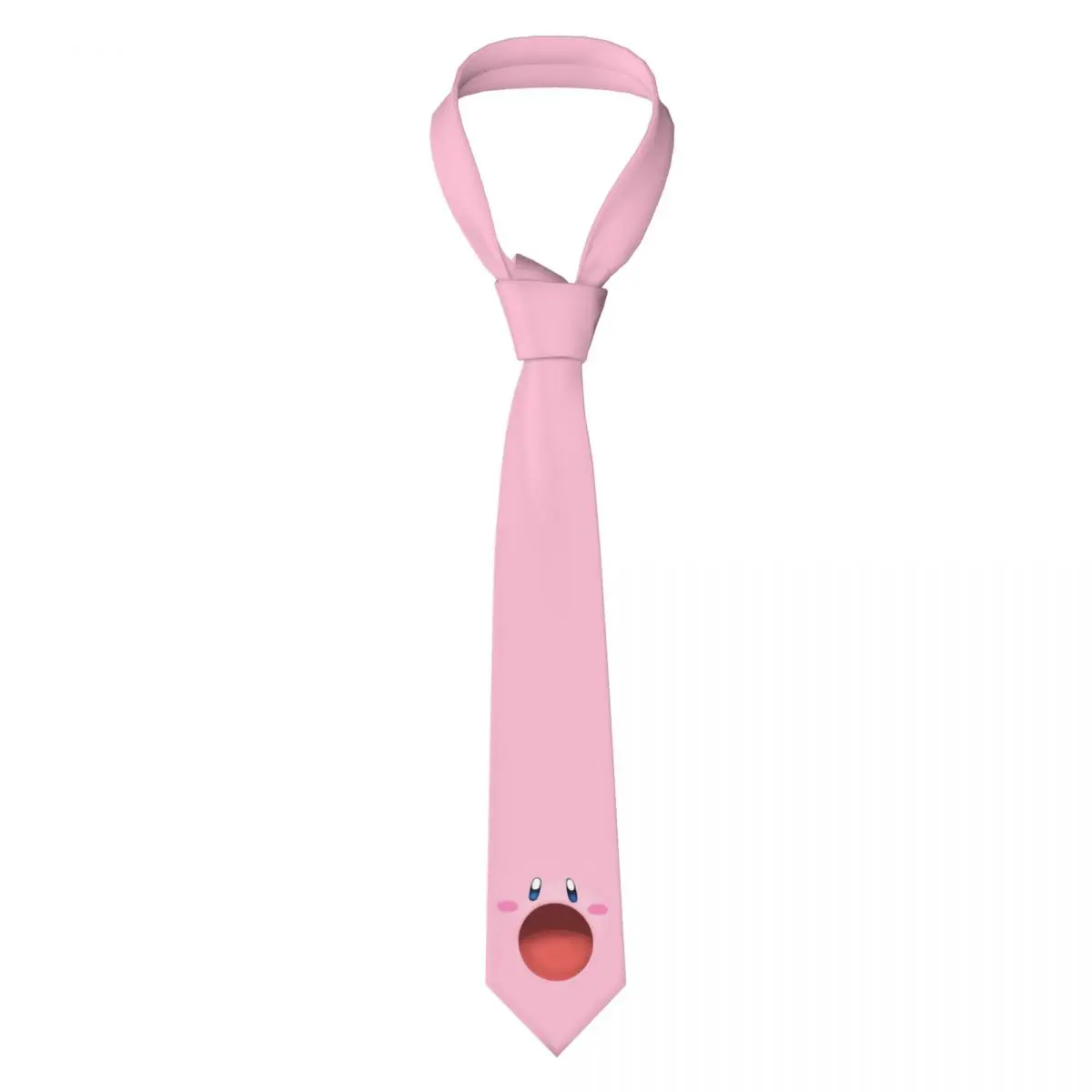 

Kirbys Inhale Men Neckties Slim Polyester 8 cm Narrow Neck Ties for Men Shirt Accessories Cravat Wedding Gift