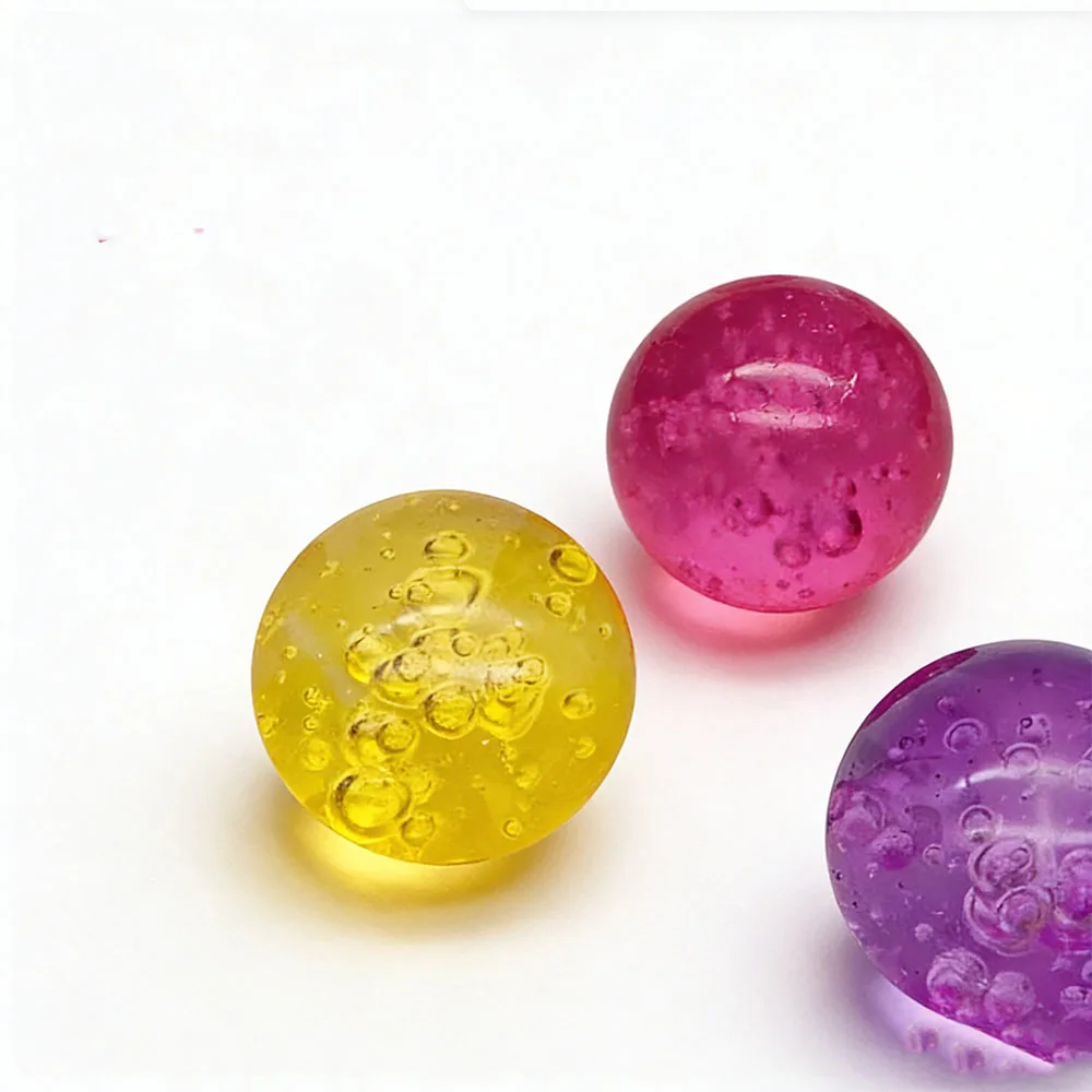 1-8Pcs Diameter 40mm Colored Glass Ball DIY Craft Accessories Game Glass Crystal Ball Garden Aquarium Fish Tank Decoration