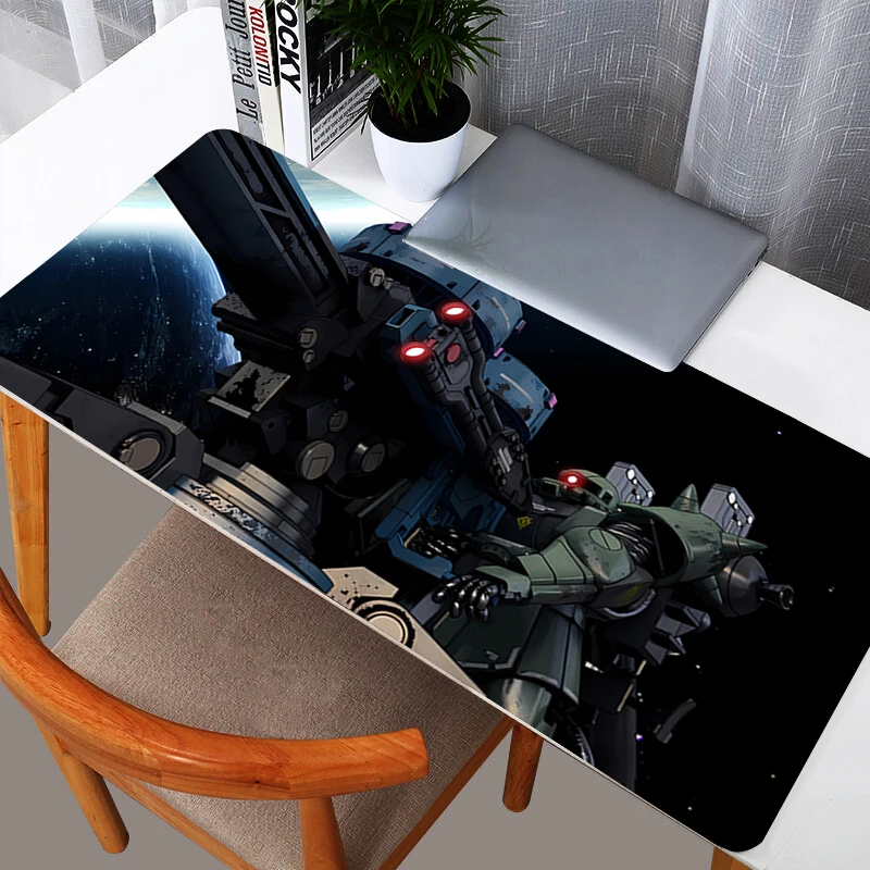 Grande mouse pad pc velocidade para jogadores e-sports 800x300 computador portátil teclado tapete de mesa xxl gundam zaku ii mousepad