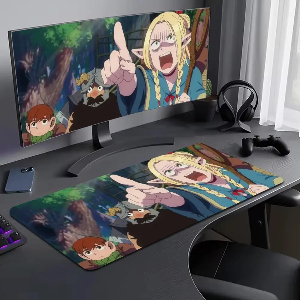 

Delicious in Dungeon Dungeon Meal Danjon Meshi Mouse Pad Large Computer Mouse Pad Office XXL Pc Gamer Non-slip Deskmat Mousepad