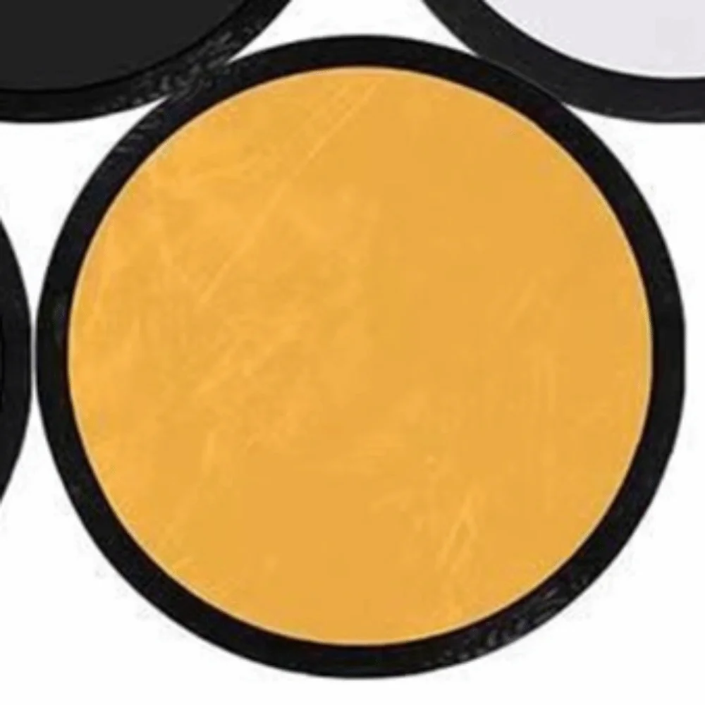 30cm Photography Light Reflector Silver & White & Gold & Black & Translucent 5-in-1 Kit Collapsible Reflector Disc Round Shape