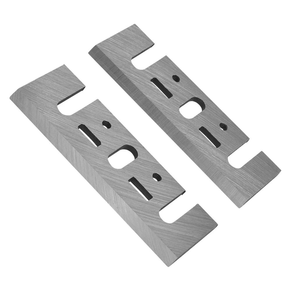 

SI FANG 2pcs Electric Planer Blades 80mm HSS Edge Cutter Knives for Wood Planer 1900B KP0800 Power Tool Replacement Part