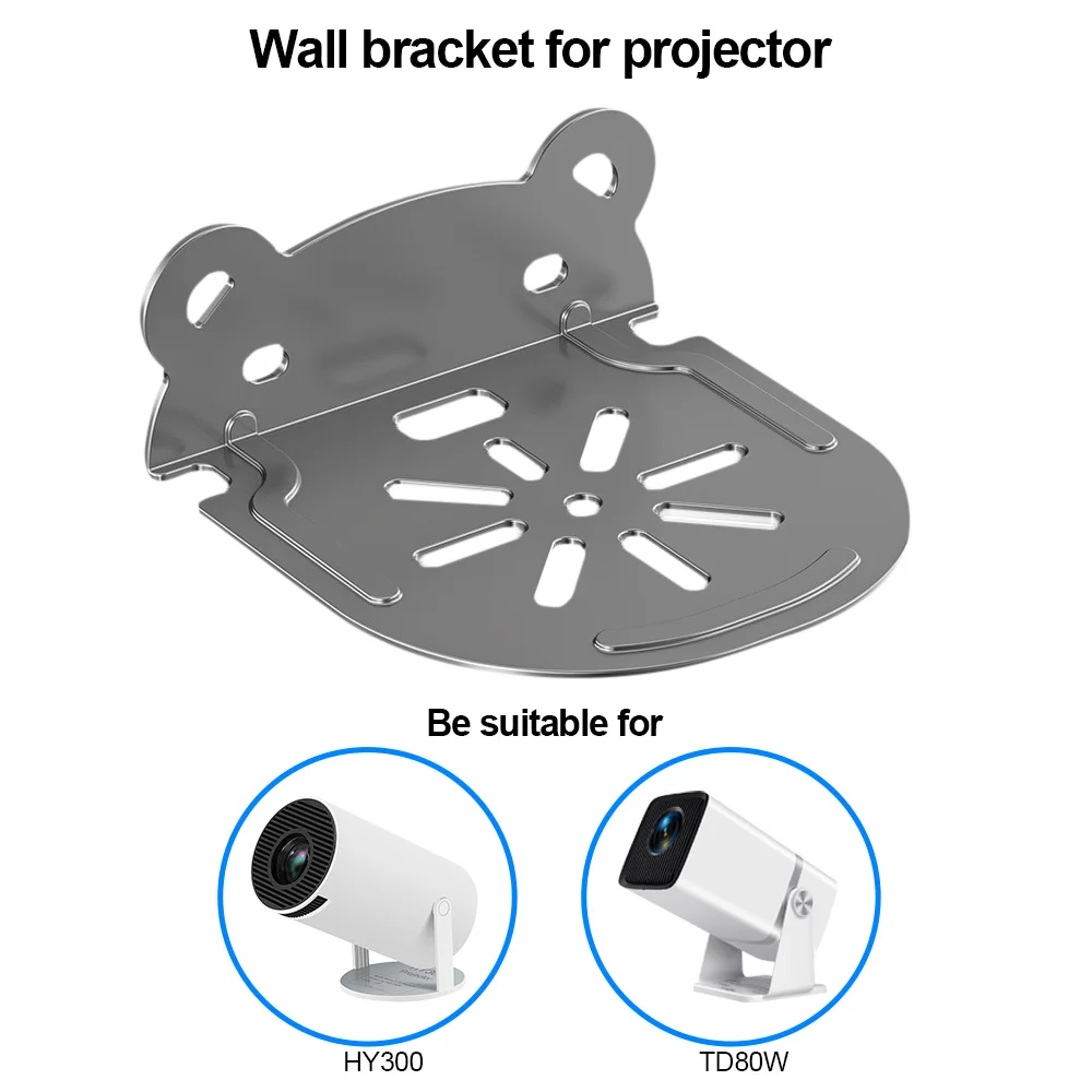 Multipurpose Stand Wall Mount Projector Stand for HY300 TD80W Mini projector Metal Bracket