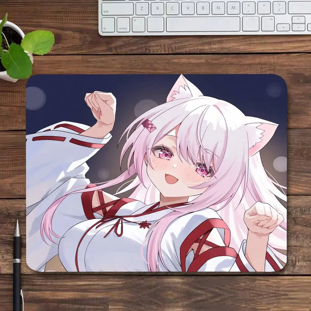 Anime Virtual Idol Shiina Yuika Mousepad Small LockEdge Mouse Pad For Gamers Computer Desk Pad Rectangular Anti-slip Rubber
