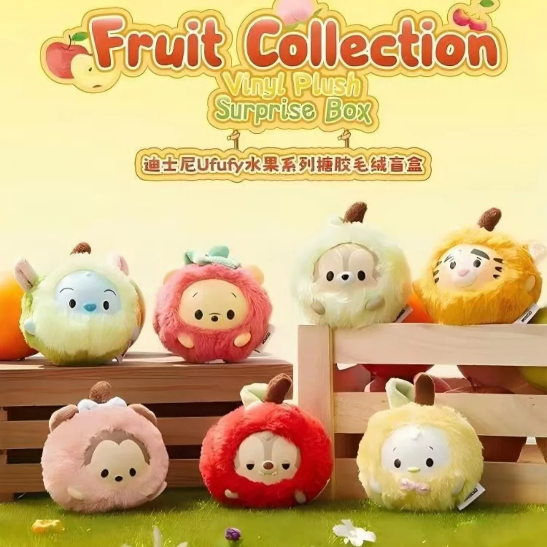 

Miniso Disney Ufufy Fruit Collection Plush Blind Box - Trendy Surprise Toy Gift for Girls Garage Kit Pendant Ornament Toys