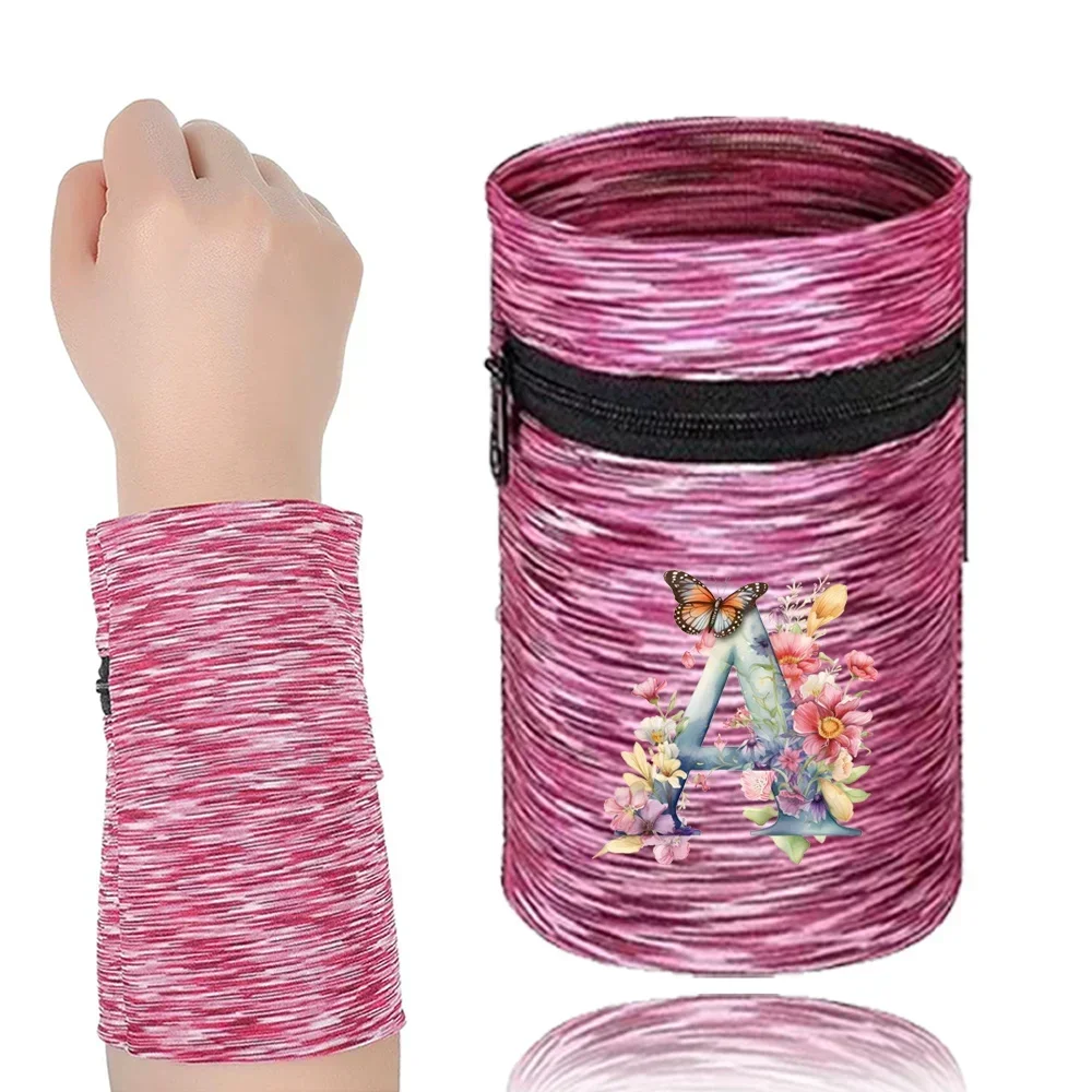 Wristband Bags Wrist Protector Running Sport Safety Wrist Butterfly Letter Style Support Brace Wrap Bandage Wrist Brace Sports