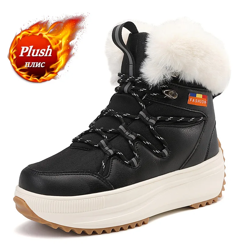 Brand Boots Women New 2023 Winter Snow Boots Women Plush Warm Ankle Boots for Women Original Winter Shoes Designer Shoes Women