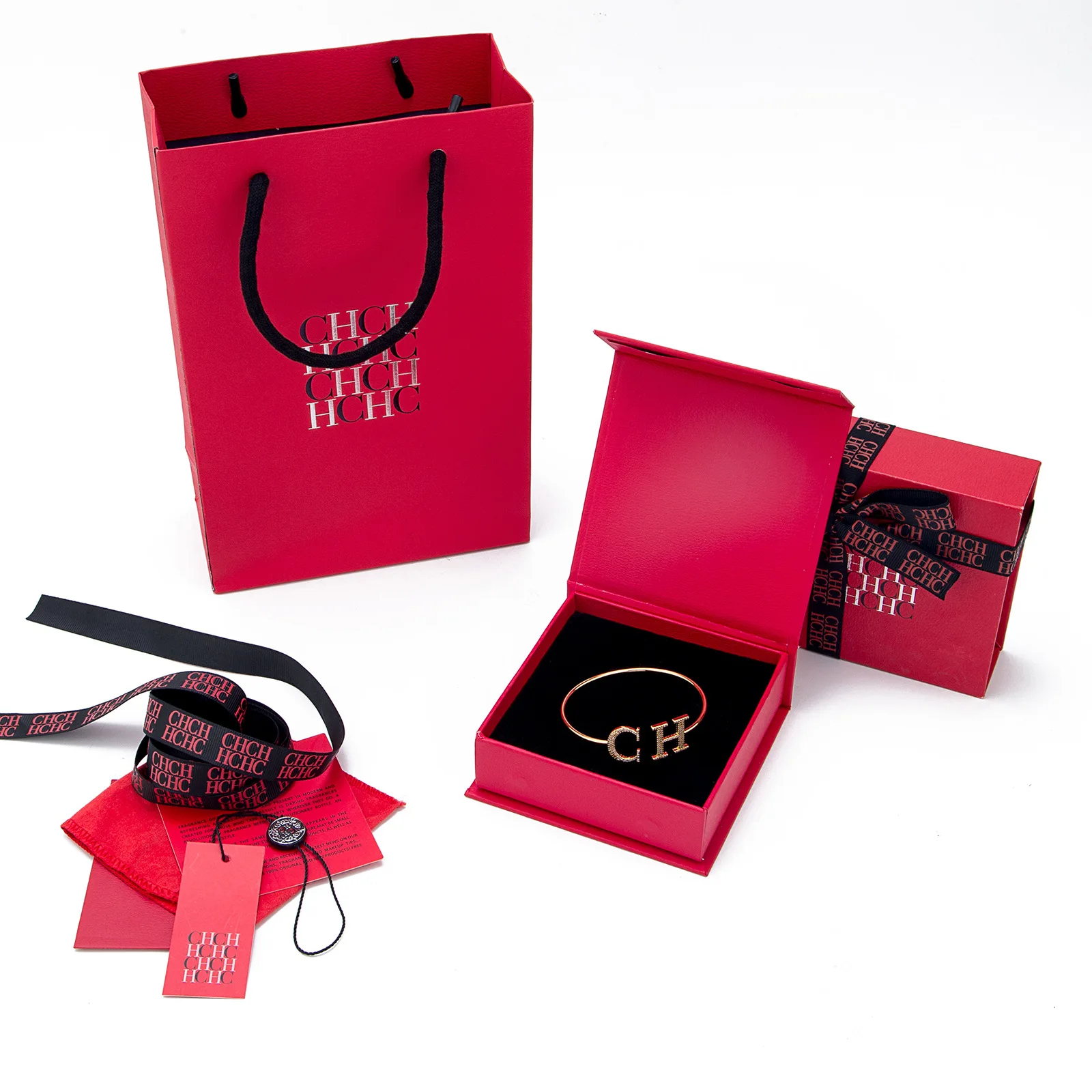 

2026CHHC Letter Zircon Bracelet - Adjustable Stainless Steel Bracelet for Women, Minimalist Gift with Luxury Box, Premium