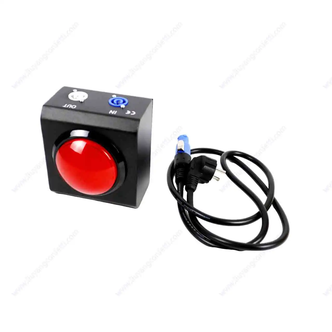 Rode drukknop Handmatige bediening Druktype Podiumeffect Machinecontroller Blue Socket Fire CO2 Rookmachine Jet Geslacht onthullen