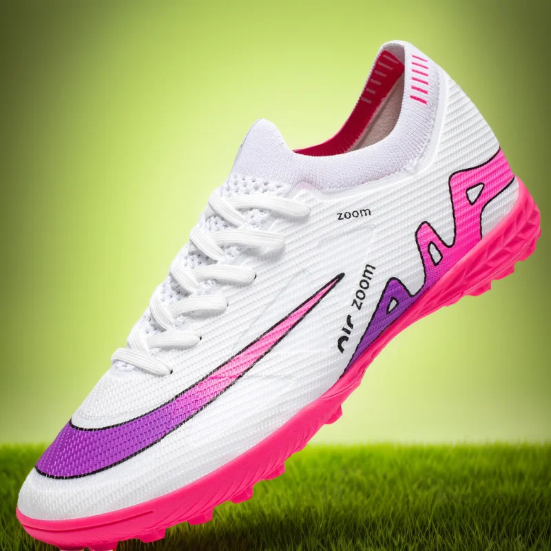 Zapatillas de fútbol profesionales para hombre con púas largas, calzado de entrenamiento para deportes al aire libre AG/FG, juegos de entretenimiento, césped artificial