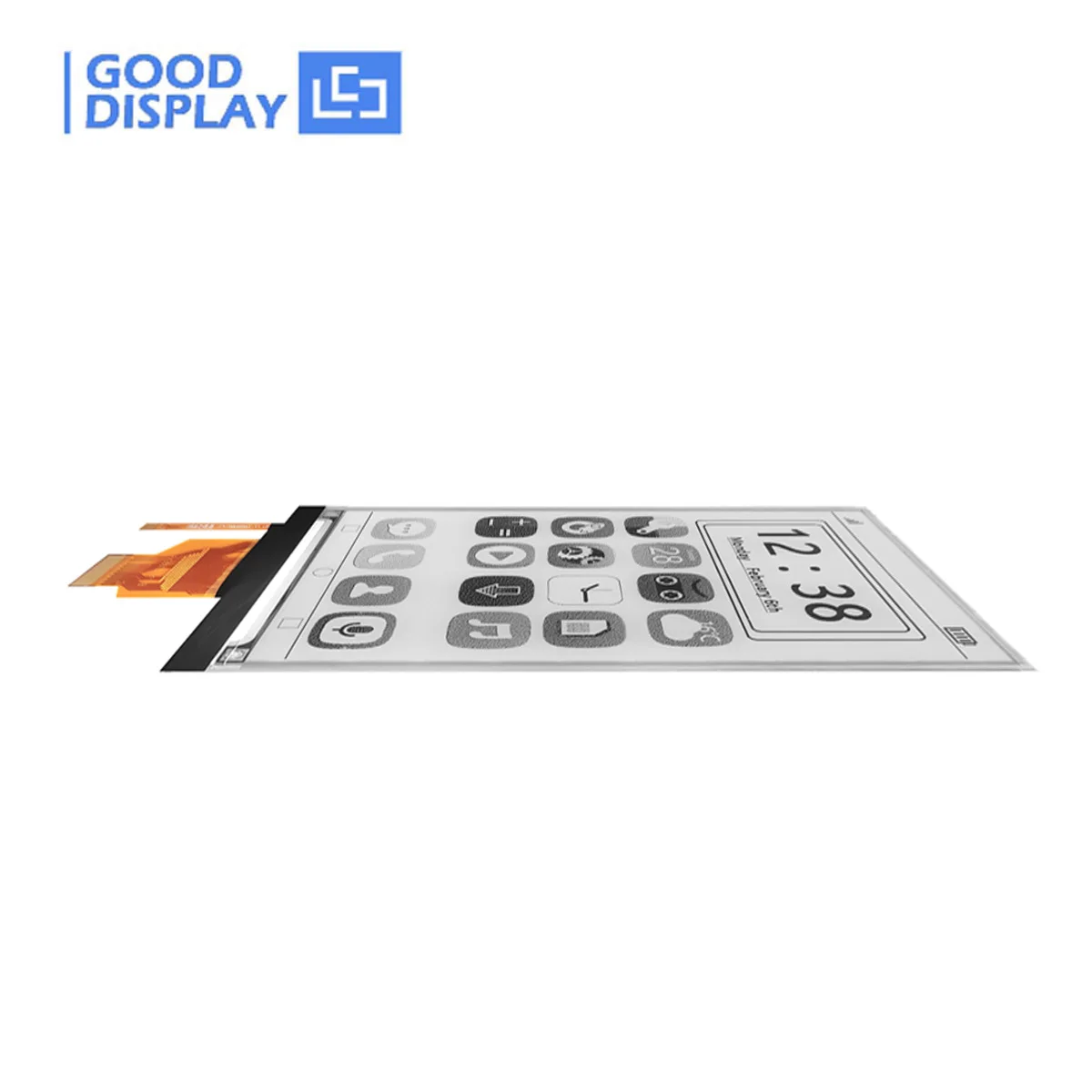 4,26 inch 800x480 E-inktdisplaymodule met hoge resolutie, 7 LED's voorlicht en ultragrode kijkhoek, SPI-interface met laag vermogen