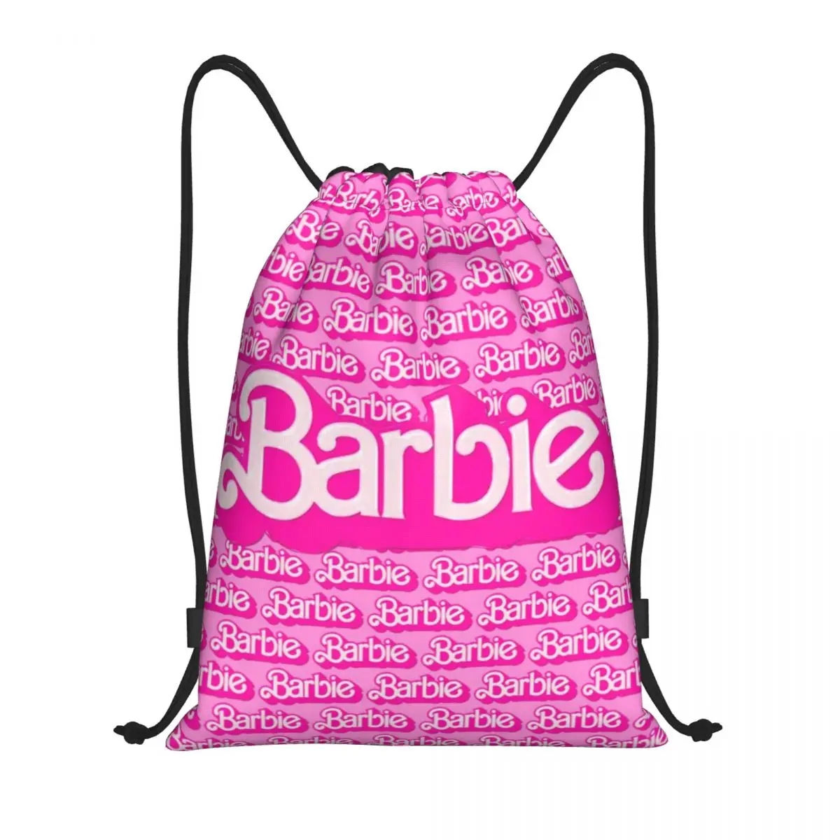 

Custom Barbie Pattern Drawstring Backpack Bags Men Women Lightweight Disney Gym Sports Sackpack Sacks for Training