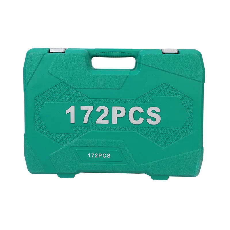 172 قطعة صندوق أدوات إصلاح السيارات المفك الأجهزة أدوات يدوية محرك اسئلة وجع المقبس مجموعات