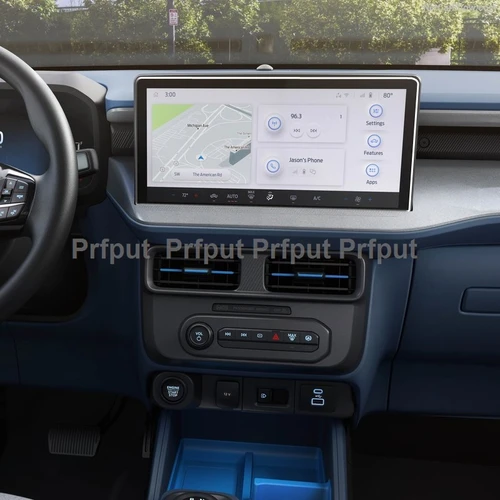 Película protectora de pantalla de vidrio templado para Ford Maverick 2025, protector de navegación GPS para radio de infotación de coche de 13,2 pulgadas