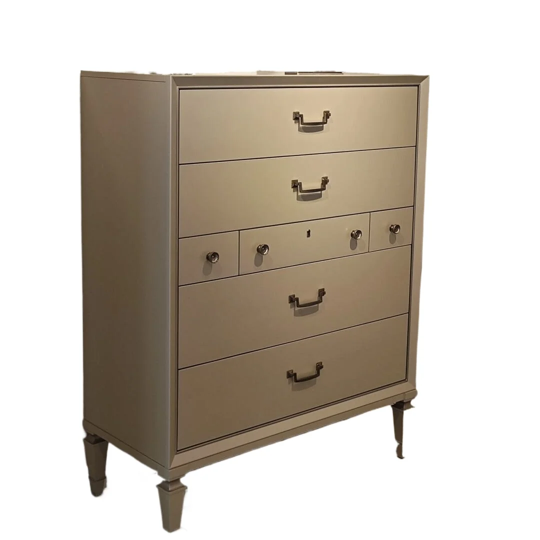 

American light luxury chest modern simple solid wood bedside locker Nordic seven chest cabinet