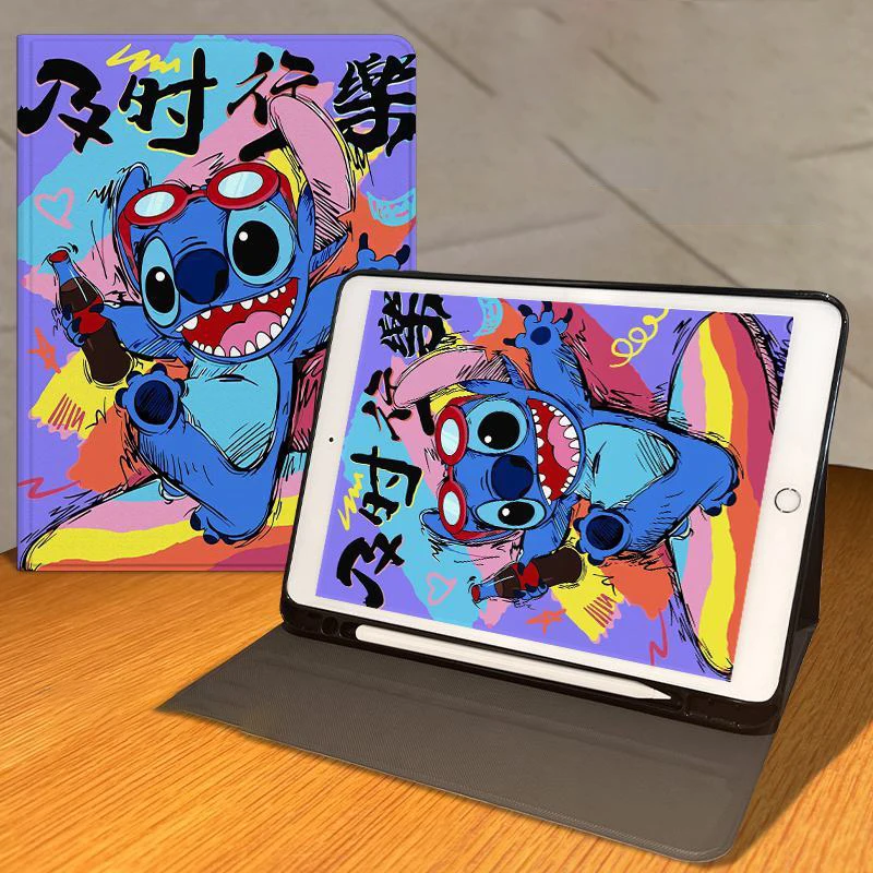Cool Cartoon Stitch Tablet Case For Redmi Pad SE 11 Pad Pro 12.1 Inch Silicone Soft Fall Prevention Cover