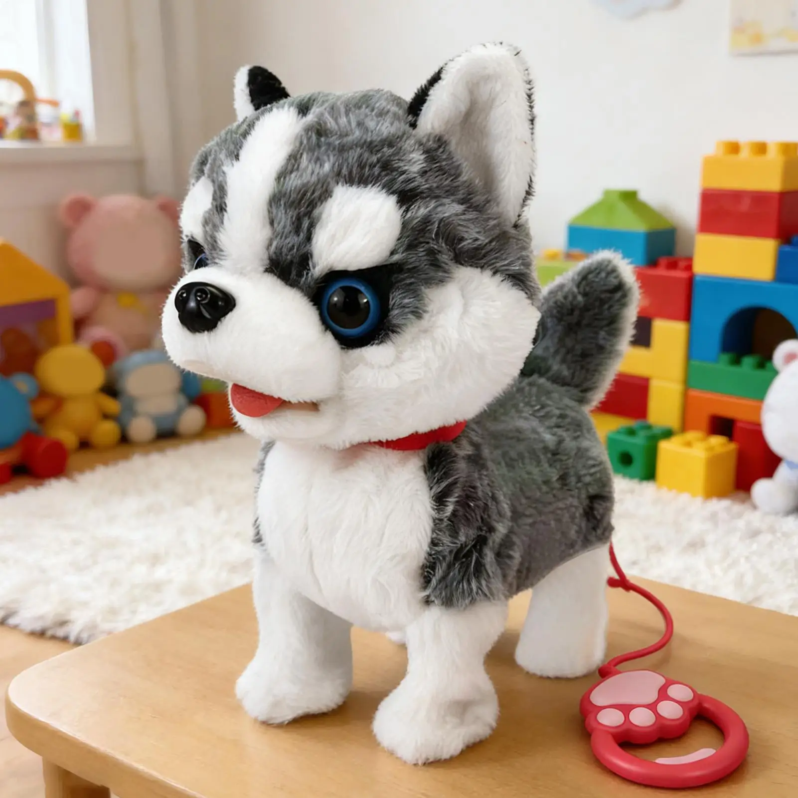 Perro Robot, perros realistas, animales de peluche, juego de simulación robótico, mascotas para jóvenes, niños, niñas, viaje en casa, aula, dormitorio