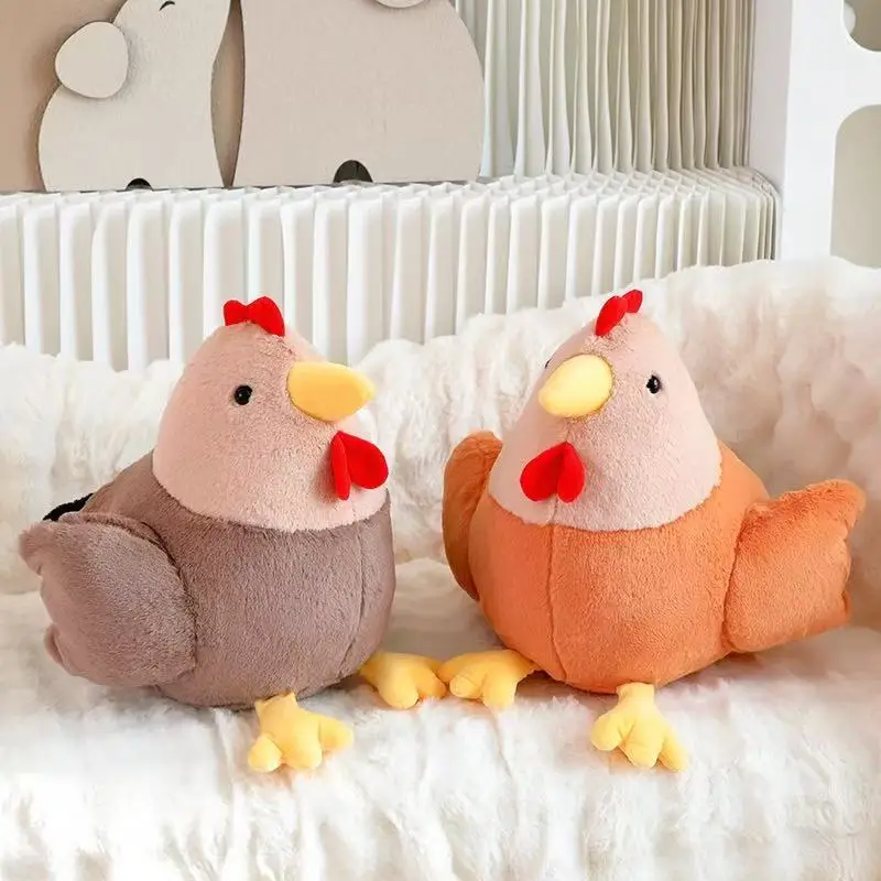 30/40 سنتيمتر دمية الدجاج ألعاب من نسيج مخملي اليدوية دمية الكرتون أنيمي لطيف وسادة وسادة ديكور المنزل لعبة هدية عيد ميلاد الأطفال