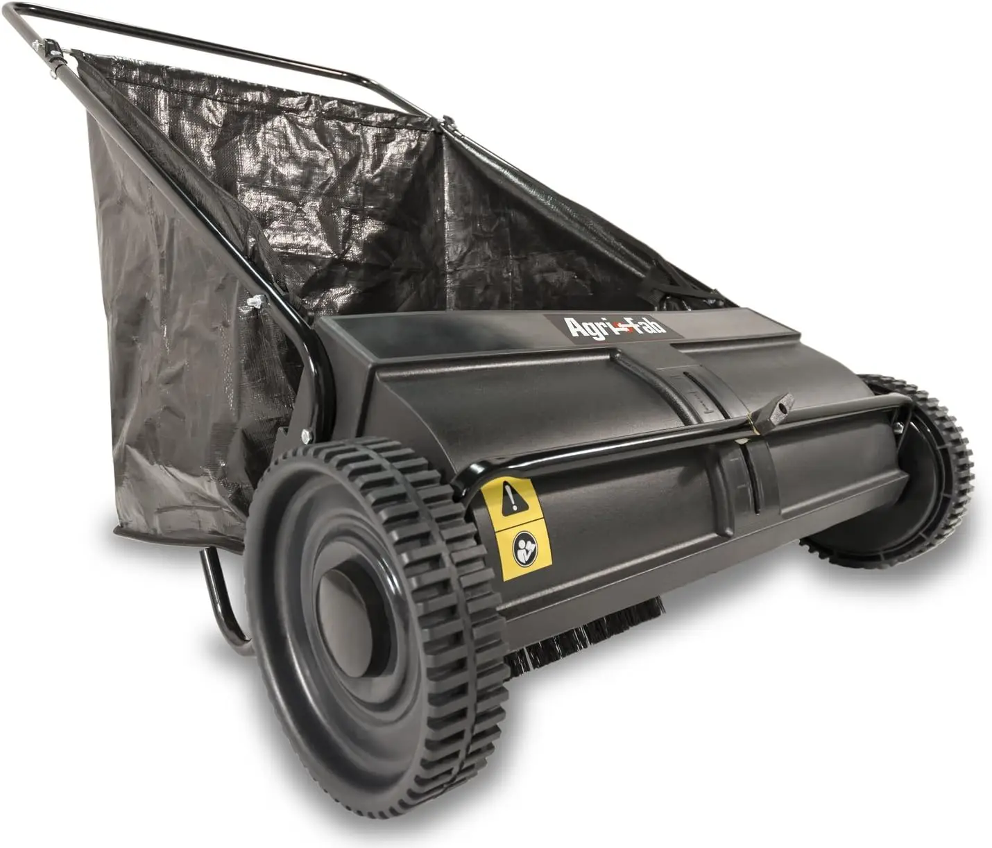 

26-Inch Push Lawn Sweeper with 7 cu.ft Hopper Bag, Adjustable Brush for Leaves and Grass