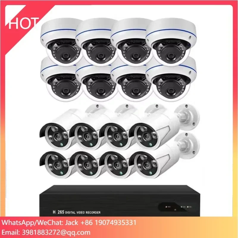 OEM 8MP Camera Set 4K NVR Camera Kit POE 8ch 16ch 32 Channel IP System Security CCTV Surveillance System