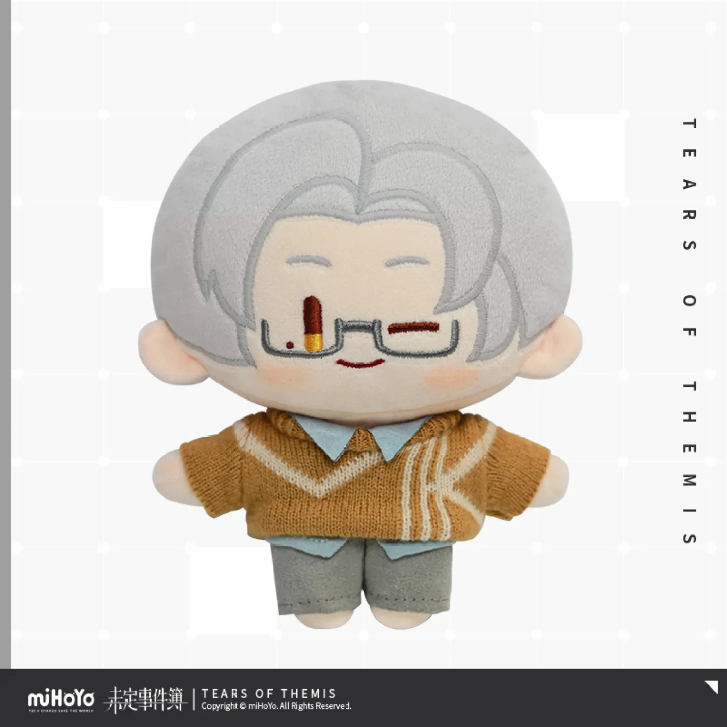 [Genuine] miHoYo gioco lacrime di Themis personaggio peluche cuscino Luke Artem Vilhelm Marius 16CM ciondolo Anime Plushie regali di natale