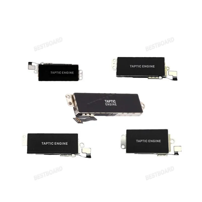 Motor Taptic para iPhone 15 14 13 12 11 Pro Max X XS XR 7 8 Plus, módulo de vibración silenciosa, pieza de repuesto para reparación 6