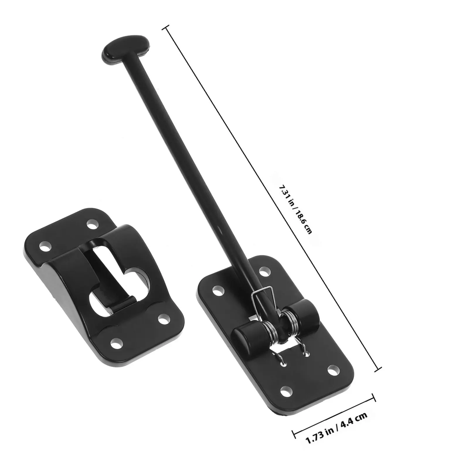 1Set Heavy Duty Rv Door Latch Holder for Trailers Campers Cargo Trailers Screen Doors High Hardness Non Deformable Sturdy Door