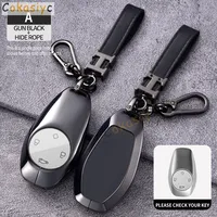 Fashion Zinc Alloy Silica Gel Car Remote Key Case Fob Keychain For Leapmotor T03 S01 C11 Interior Accessories Keyring