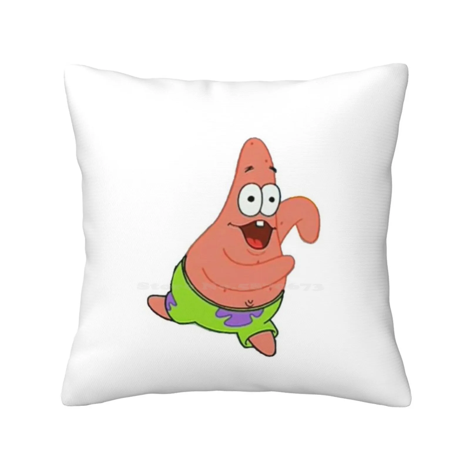 Patrick Star Running Bedroom Office Hug Pillowcase Patrick Star Starfish Chocolate Bikini Bottom Meme Funny Lmao Vine Tv