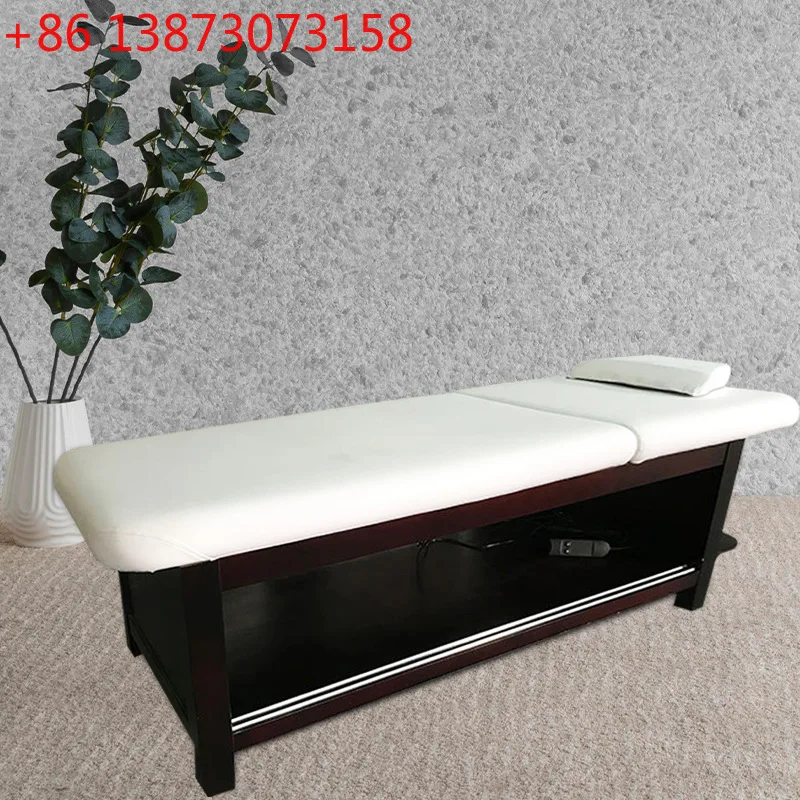 Solid wood Thai body bed beauty ear SAP massage multi-functional electric beauty bed