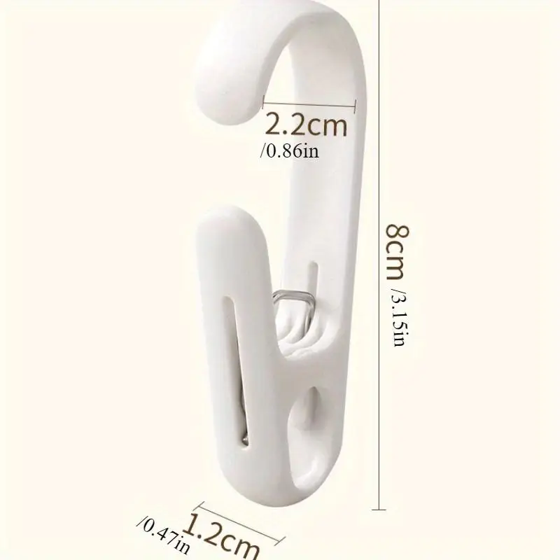 10 قطعة توفير المساحة هوك كليب 2 في 1 المنظم لأواني المطبخ المناشف الملابس غطاء وعاء متعددة الأغراض تخزين اكسسوارات المنزل