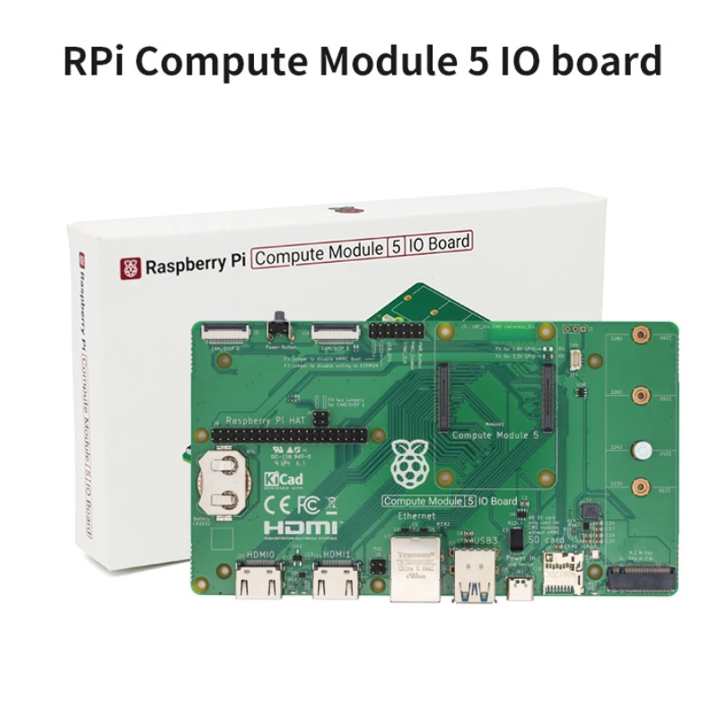official-raspberry-pi-compute-module-5-io-board-rpi-cm5-expansion-board-m2-m-key-pcie-socket-interface-richness