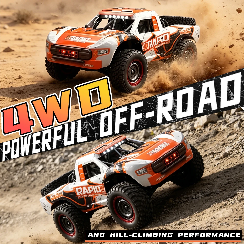 

Радиоуправляемая машина Q130B 4WD, внедорожник с бесщеточным двигателем, скорость 70 км/ч, 2.4G, для взрослых и детей