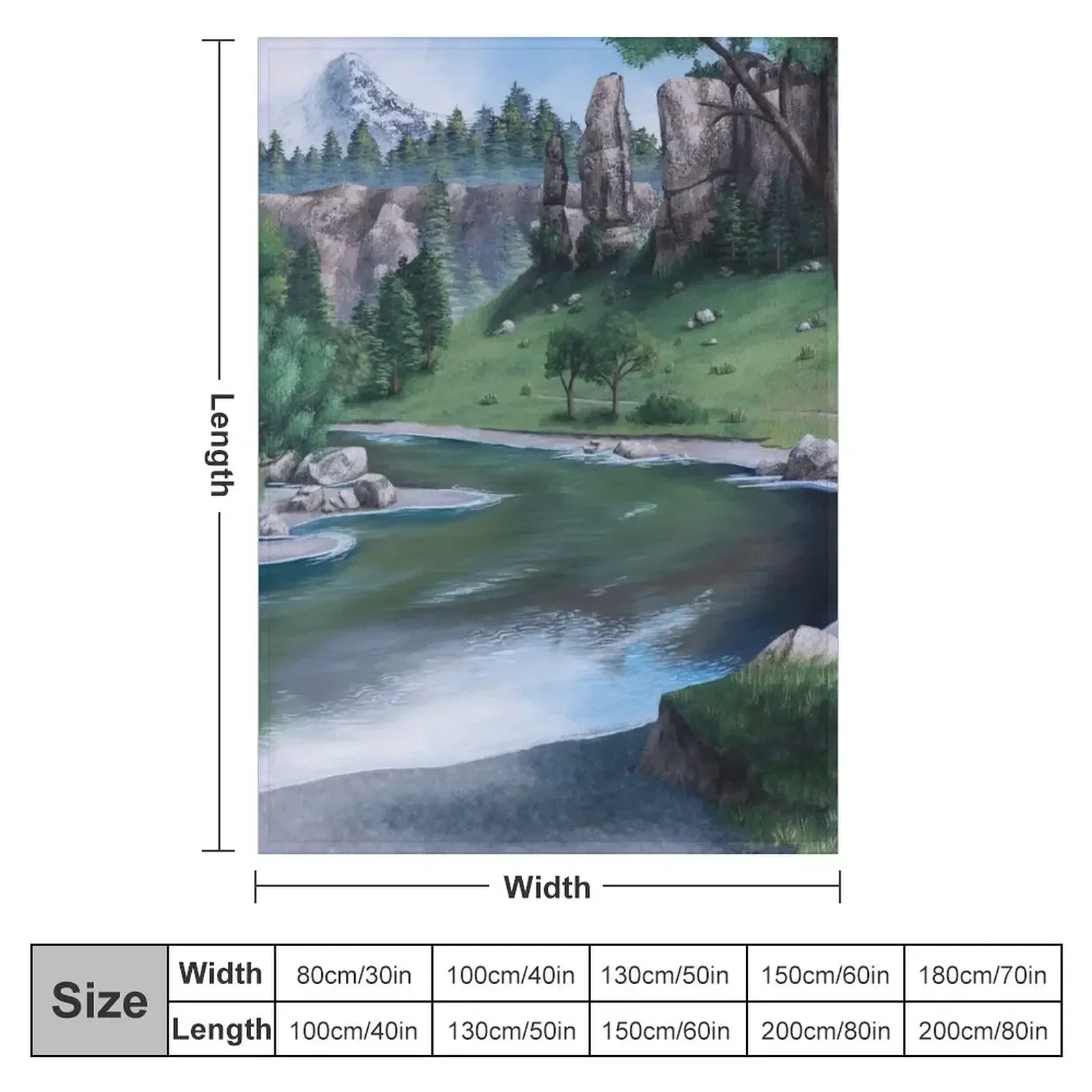 Horseshoe Overlook Throw Blanket couch cozy soft plush fuzzy picnic outdoor blanket