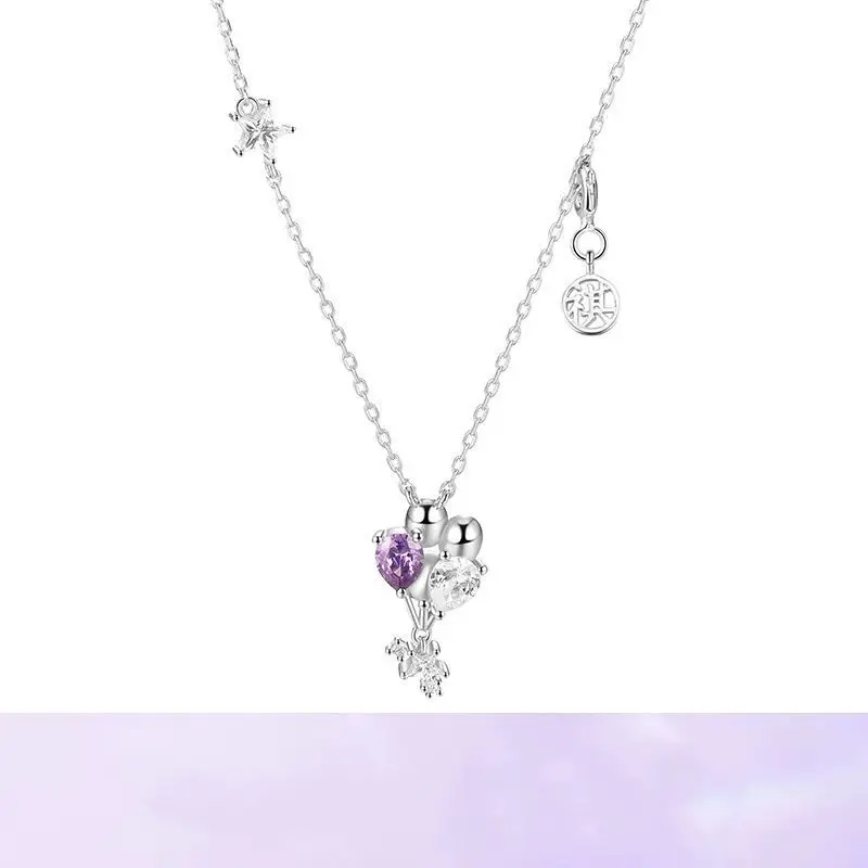 

Small Balloon Necklace Accessories Luxury Niche French Ins Wind High Sense Niche Original Design Sense