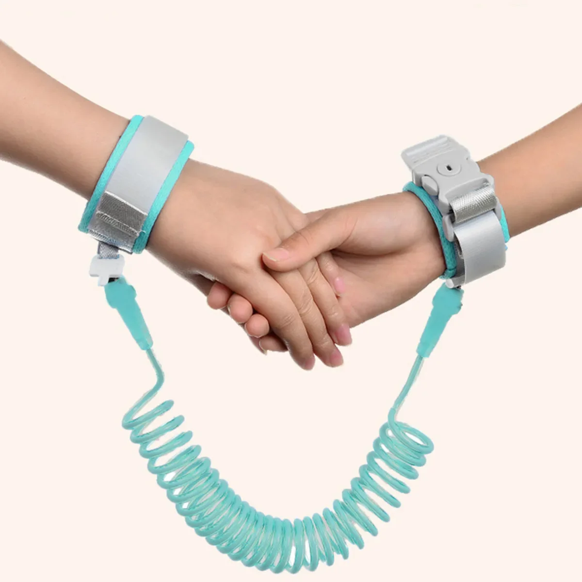 Children's loss prevention bracelet;Key lock with anti release rope;Children's anti loss traction rope when going out Spring rop