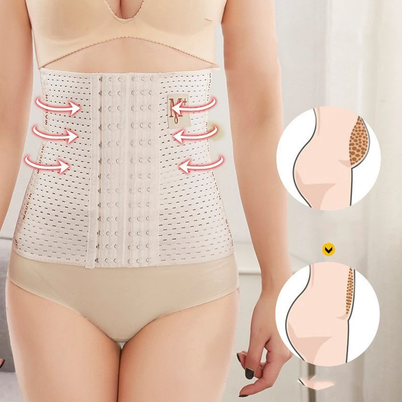Waist Trainer Body Cummerbunds Shaper Modelling Strap Slimming Belt Shapewear Shape Latex Corset